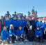Волонтеры помогли в уборки территории храма Вознесения Господня с. Комсомольское - Канашская Епархия