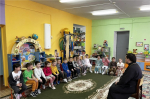 Встреча священнослужителя с дошкольниками